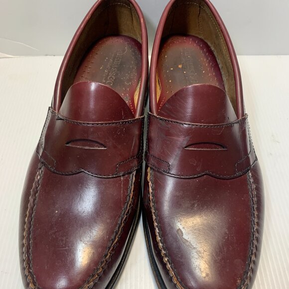 G.H. Bass & Co. Men\'s Burgundy Leather Penny Loafers main image 7